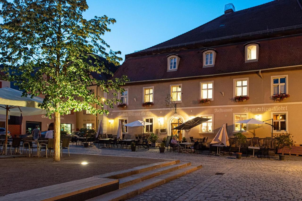 Romantica Hotel Blauer Hecht Dinkelsbuehl Exterior photo